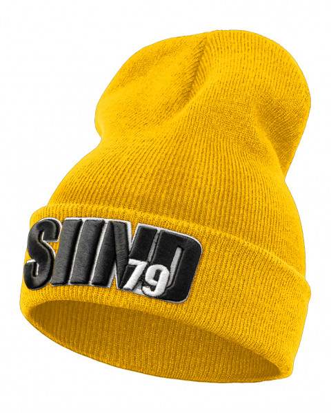 Beanie SIIND79 goldgelb/black
