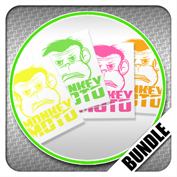 Bundle Monkey Moto Sticker
