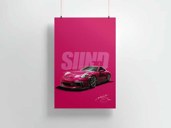 Poster GT3 Touring Sketch