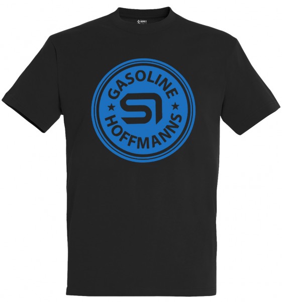 T-Shirt Gasoline black/blue