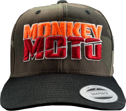Cap Monkey Moto Camouflage