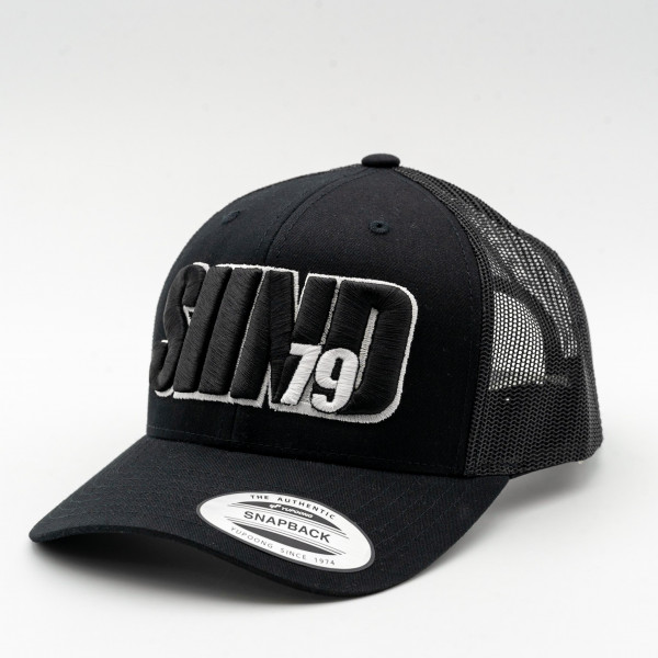 3D Cap SIIND79 Trucker black/black/white