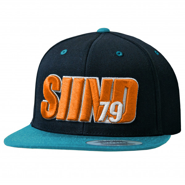 Cap SIIND79 black/turquoise
