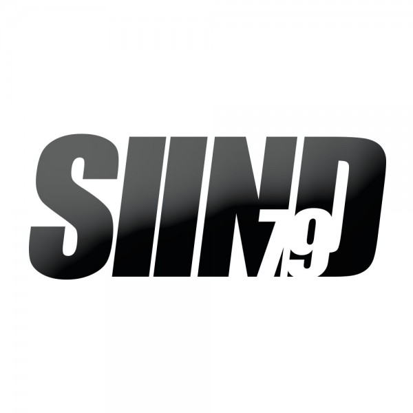 Sticker SIIND79 schwarz 13x6cm