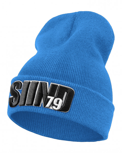 Beanie SIIND79 Carolina blue/black